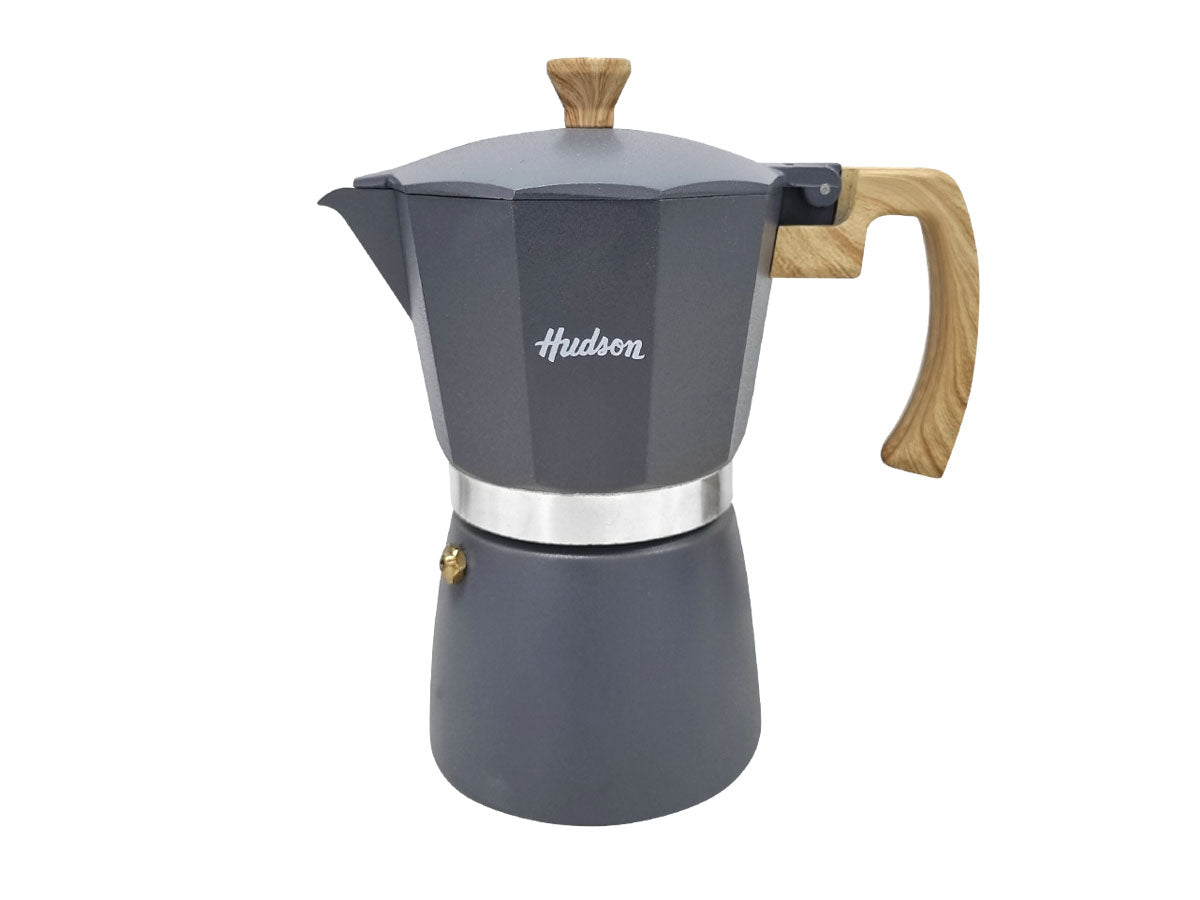 Cafetera Esmaltada Italiana Gris para 6 Pocillos
