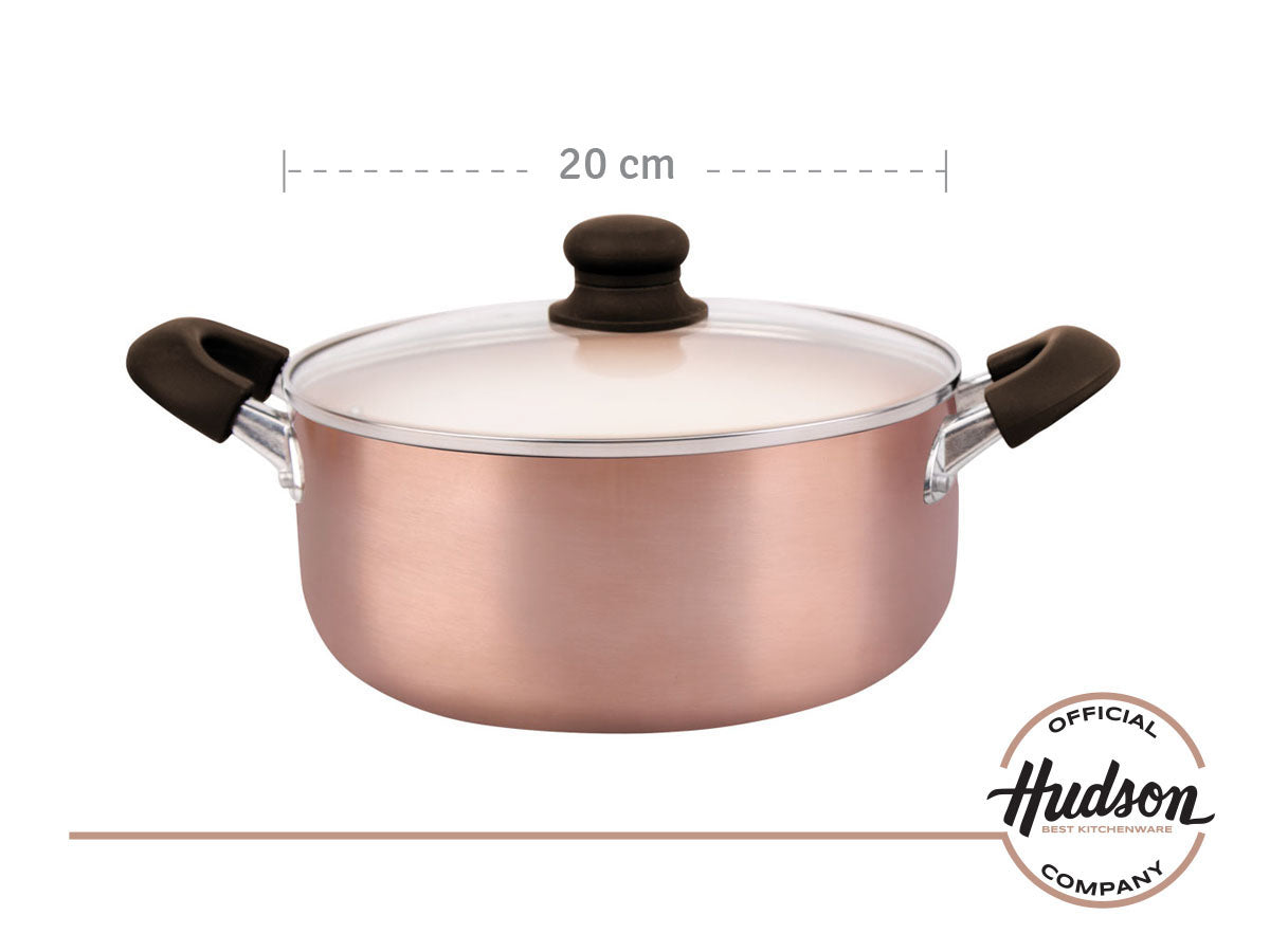 Cacerola Antiadherente Ceramico Hudson 20 Cm