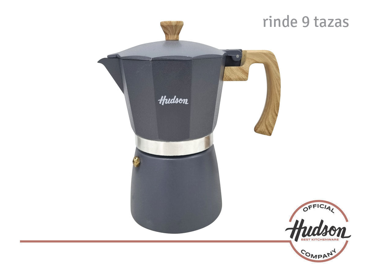 Cafetera Esmaltada Italiana Gris para 6 Pocillos