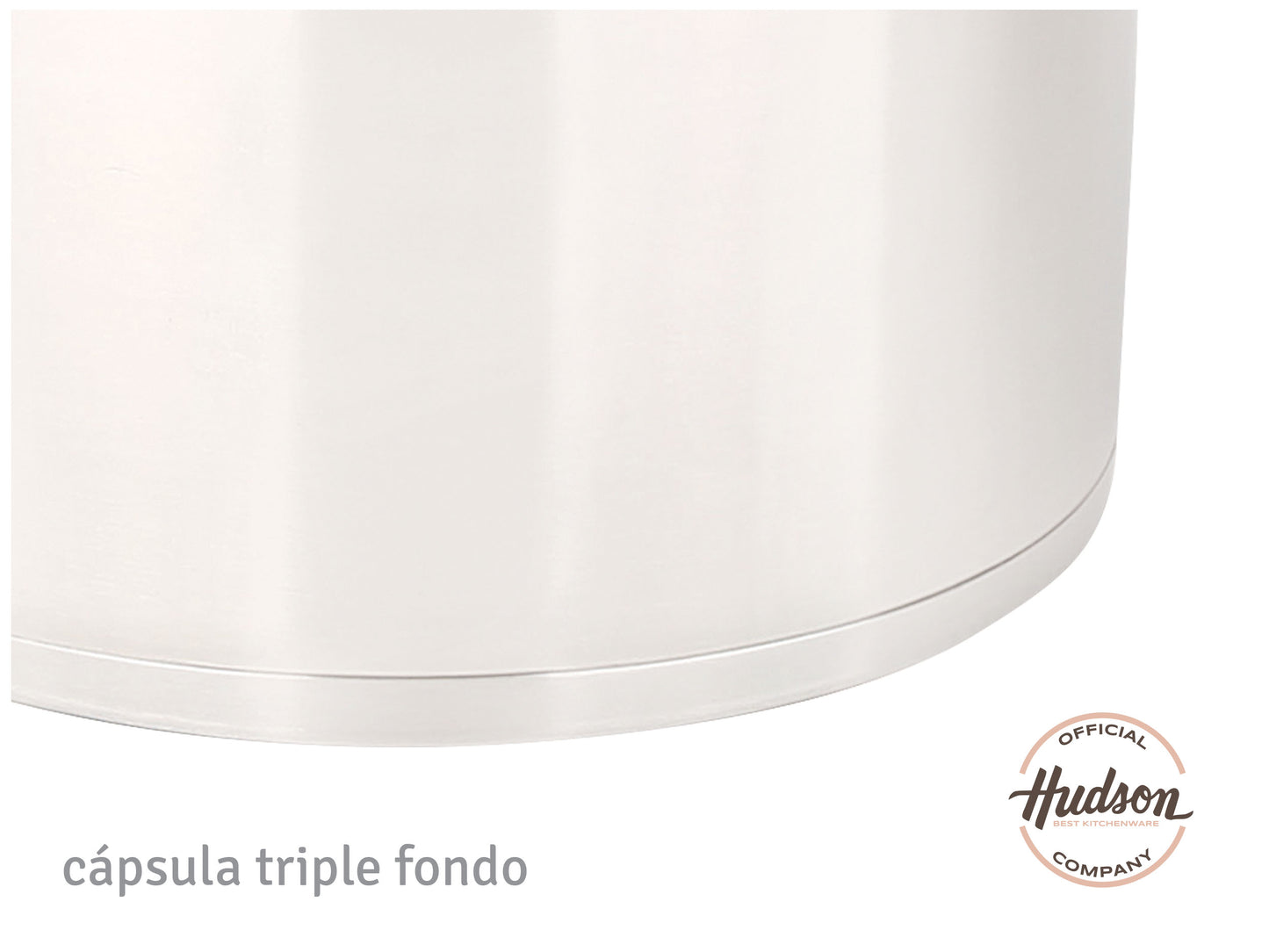 Bateria Acero Inoxidable Golden Rose Con Asas Por 6 Piezas