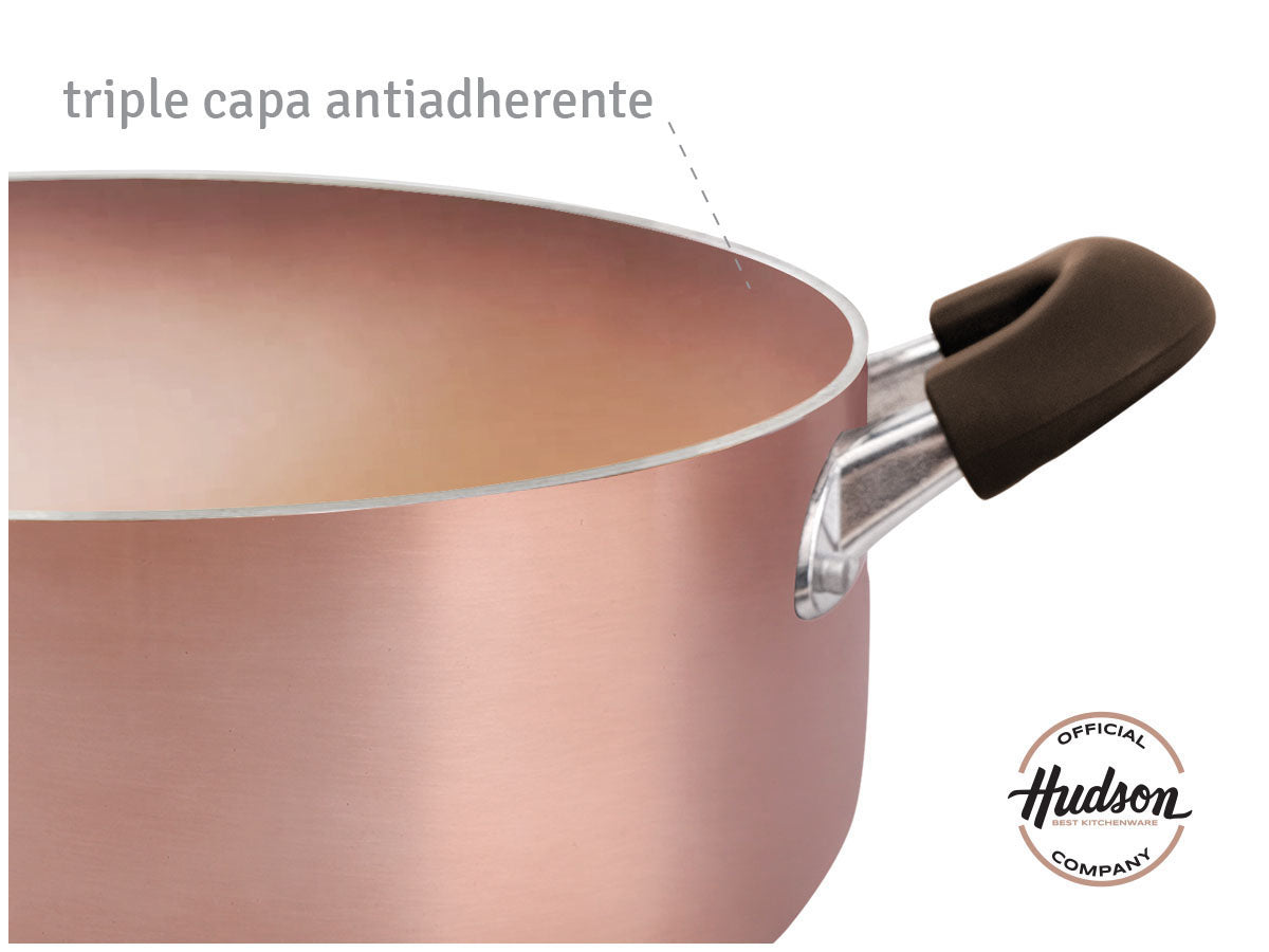Cacerola Antiadherente Ceramico Hudson 20 Cm