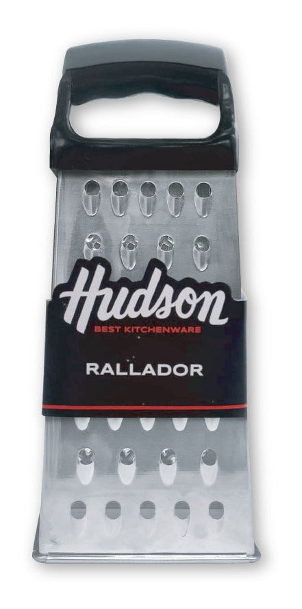 Rallador Manual Acero Inoxidable 4 Caras 22 Cm Hudson