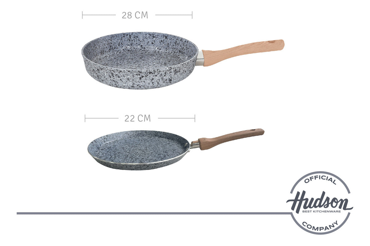 Sartem De 28 Cm + Panquequera Stone