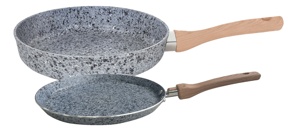 Sartem De 28 Cm + Panquequera Stone
