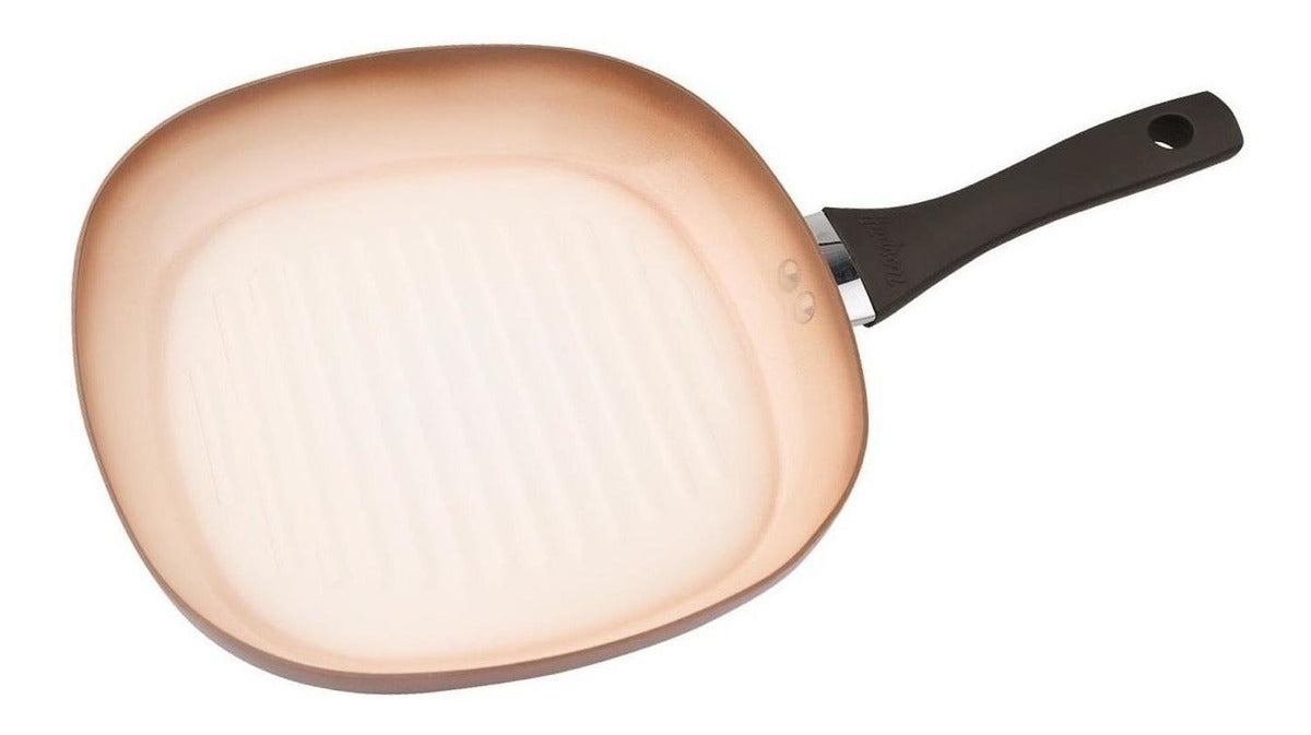 Bifera Hudson Antiadherente Ceramico  26 Cm Plancha Aluminio