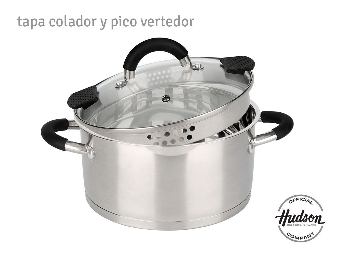 Bateria de Acero Inoxidable 6 Piezas Induccion