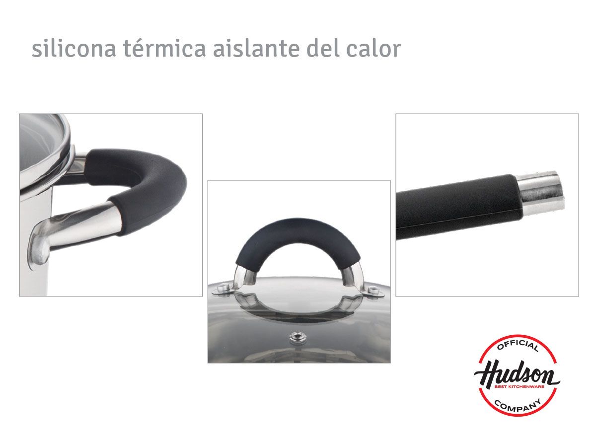 Bateria de Acero Inoxidable 6 Piezas Induccion