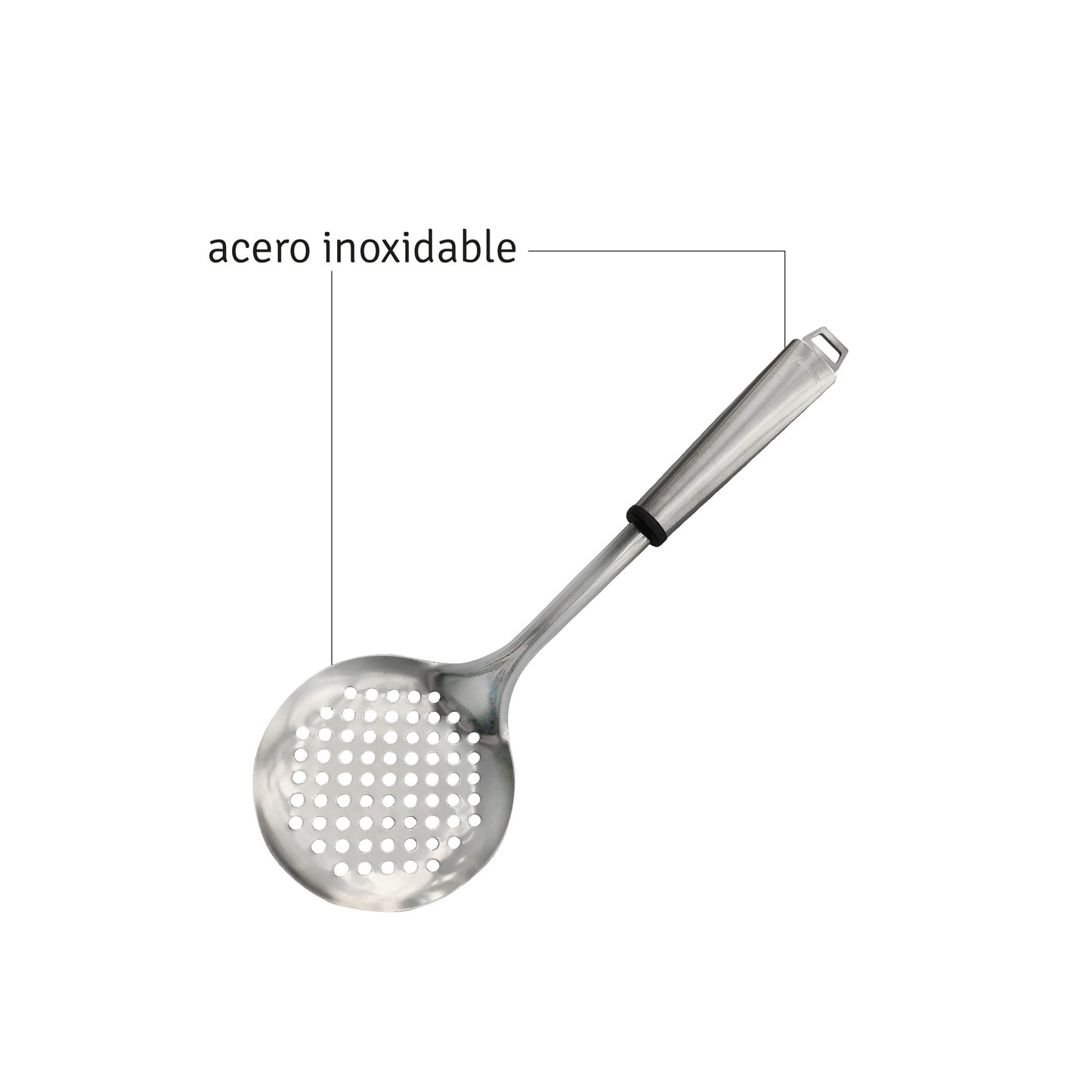 ESPUMADERA DE ACERO INOX.
