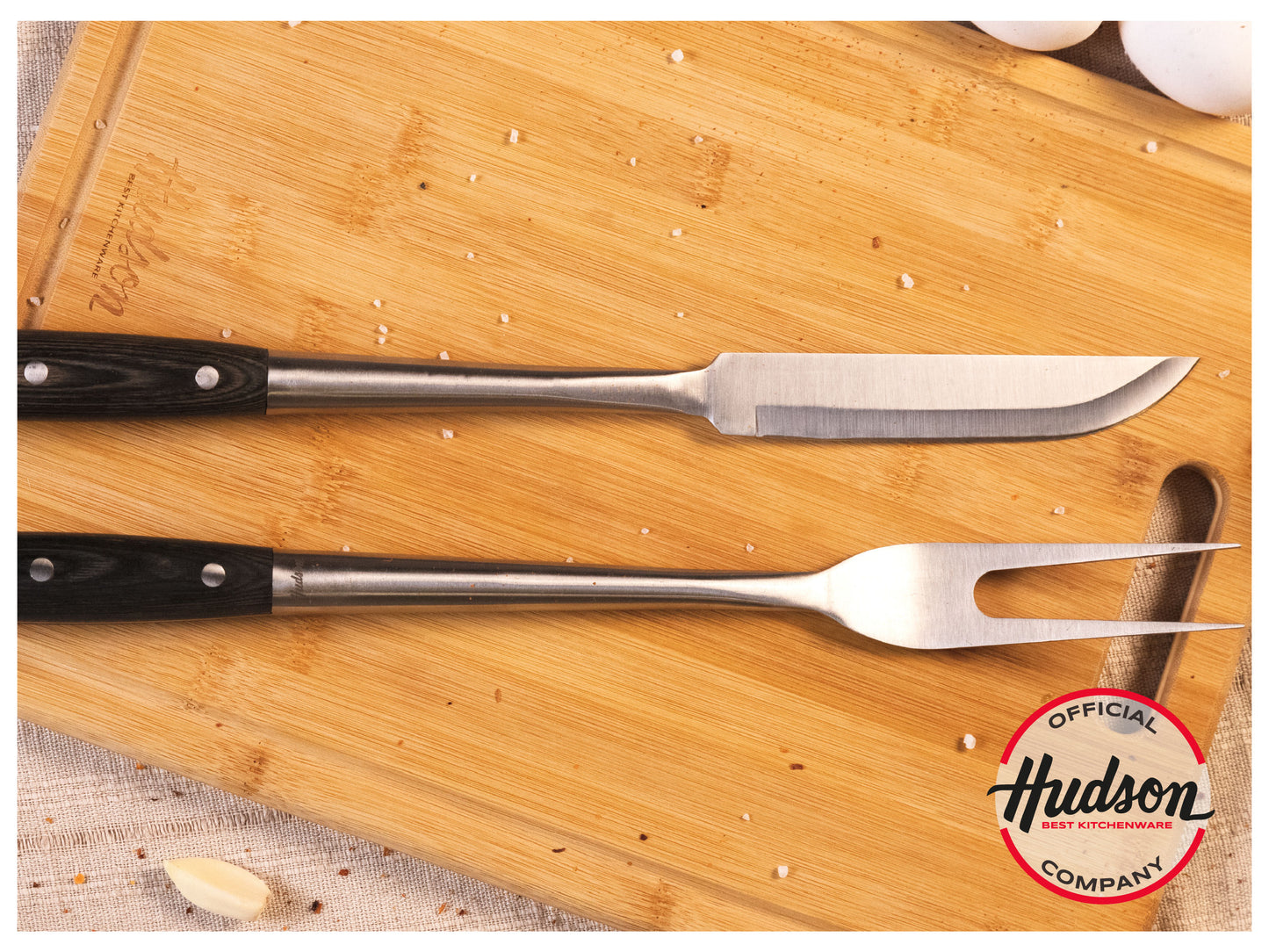 El Set Parrillero x 4 y Platos HUDSON
