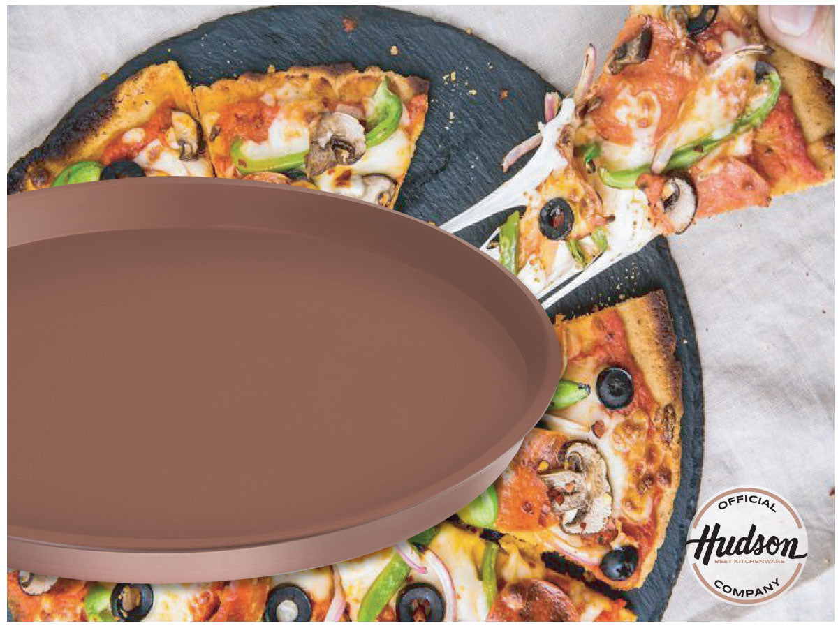 Pizzera Redonda Con Doble Antiadherente 35 Cm Hudson