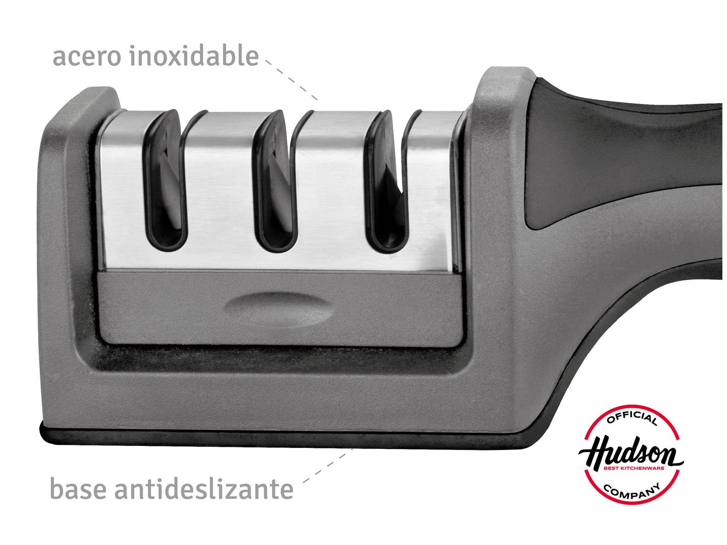 Afilador Afila Cuchillo Profesional Hudson Piedra Cerámica
