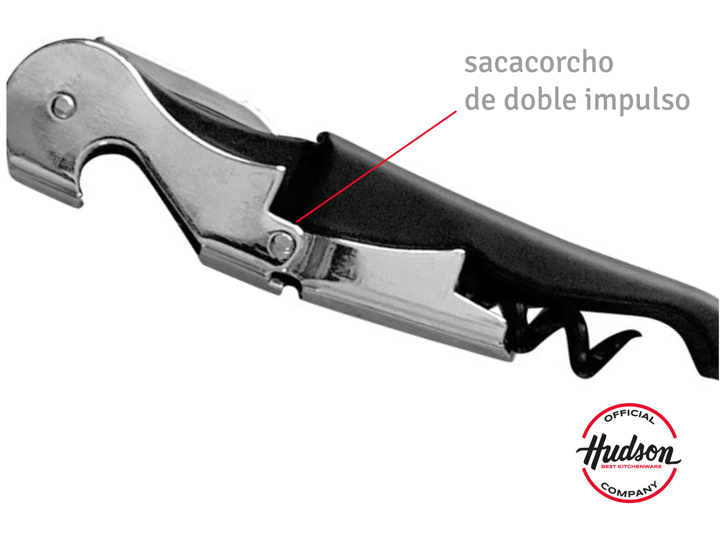 SACACORCHO DOBLE IMPULSO PINTADO