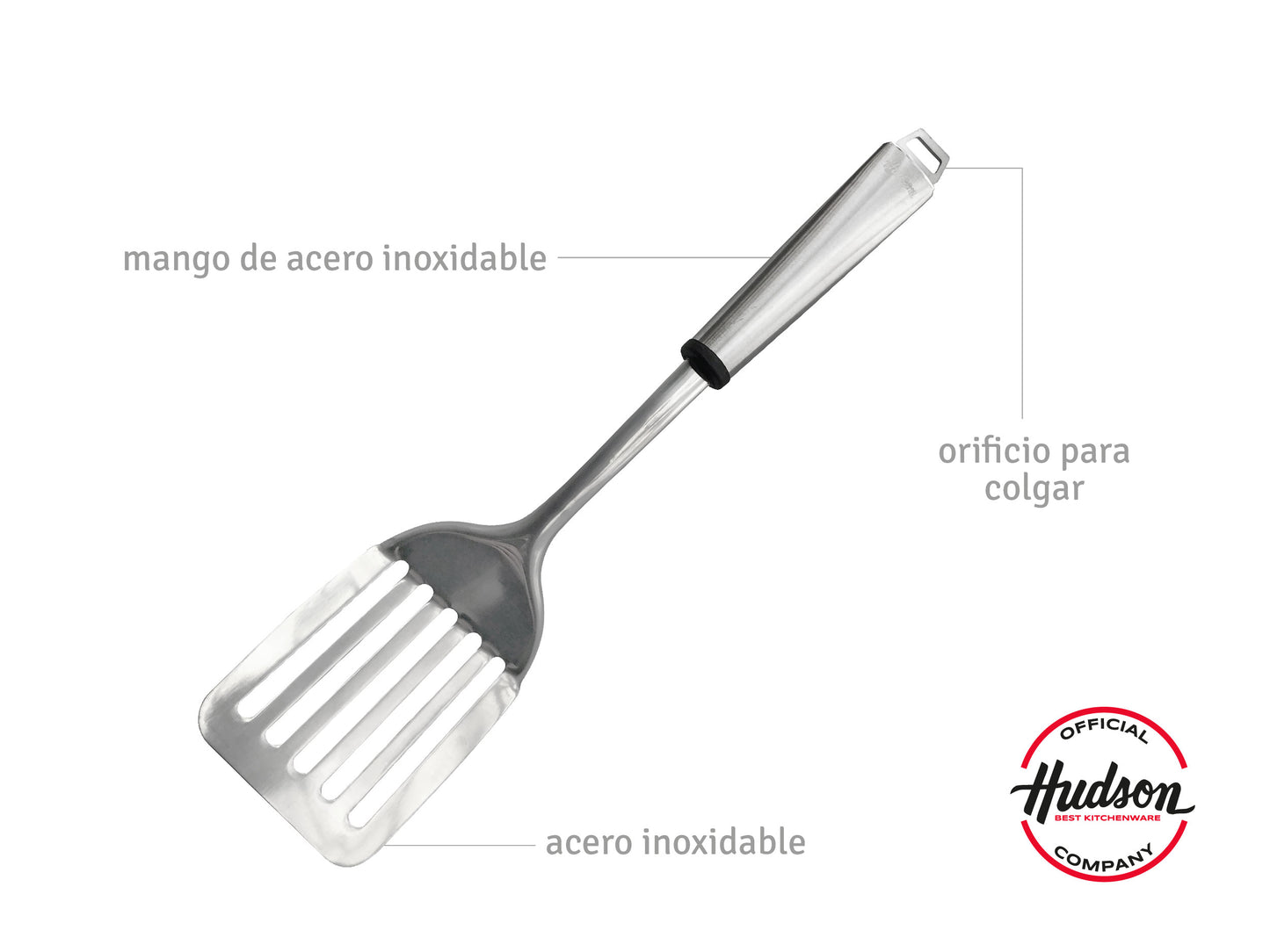 Set Utensilios de Acero Inoxidable x 4