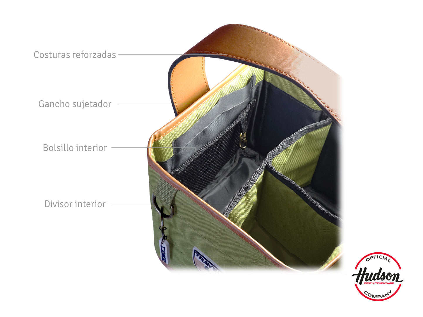 Bolso Matero Reforzado En Poliéster Verde