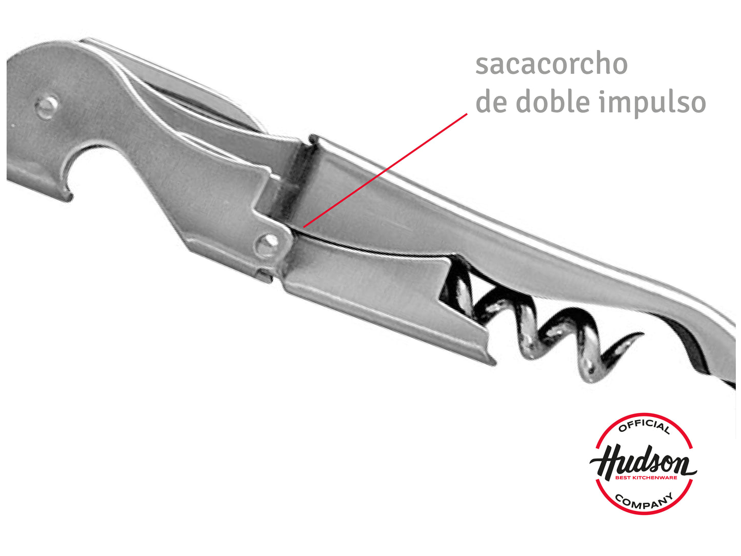 SACACORCHO DOBLE IMPULSO PINTADO