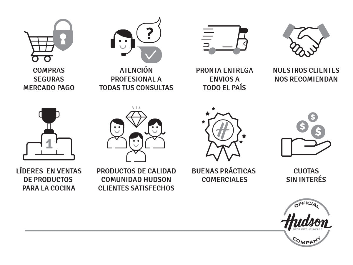 Sarten Antiadherente Hudson Granito 22 Cm