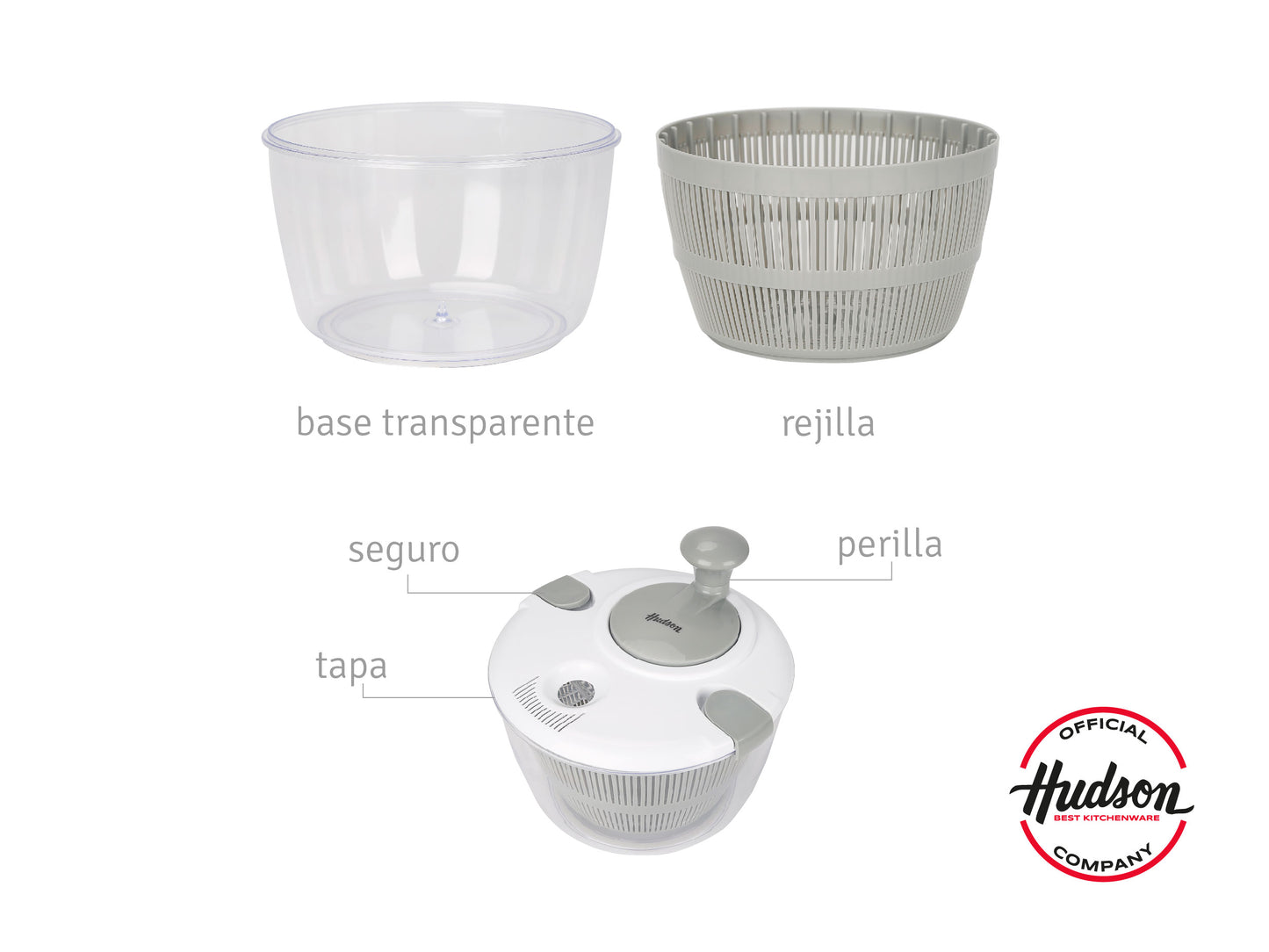 CENTRIFUGADOR PLÁSTICO PARA VERDURAS 3,5 LTS