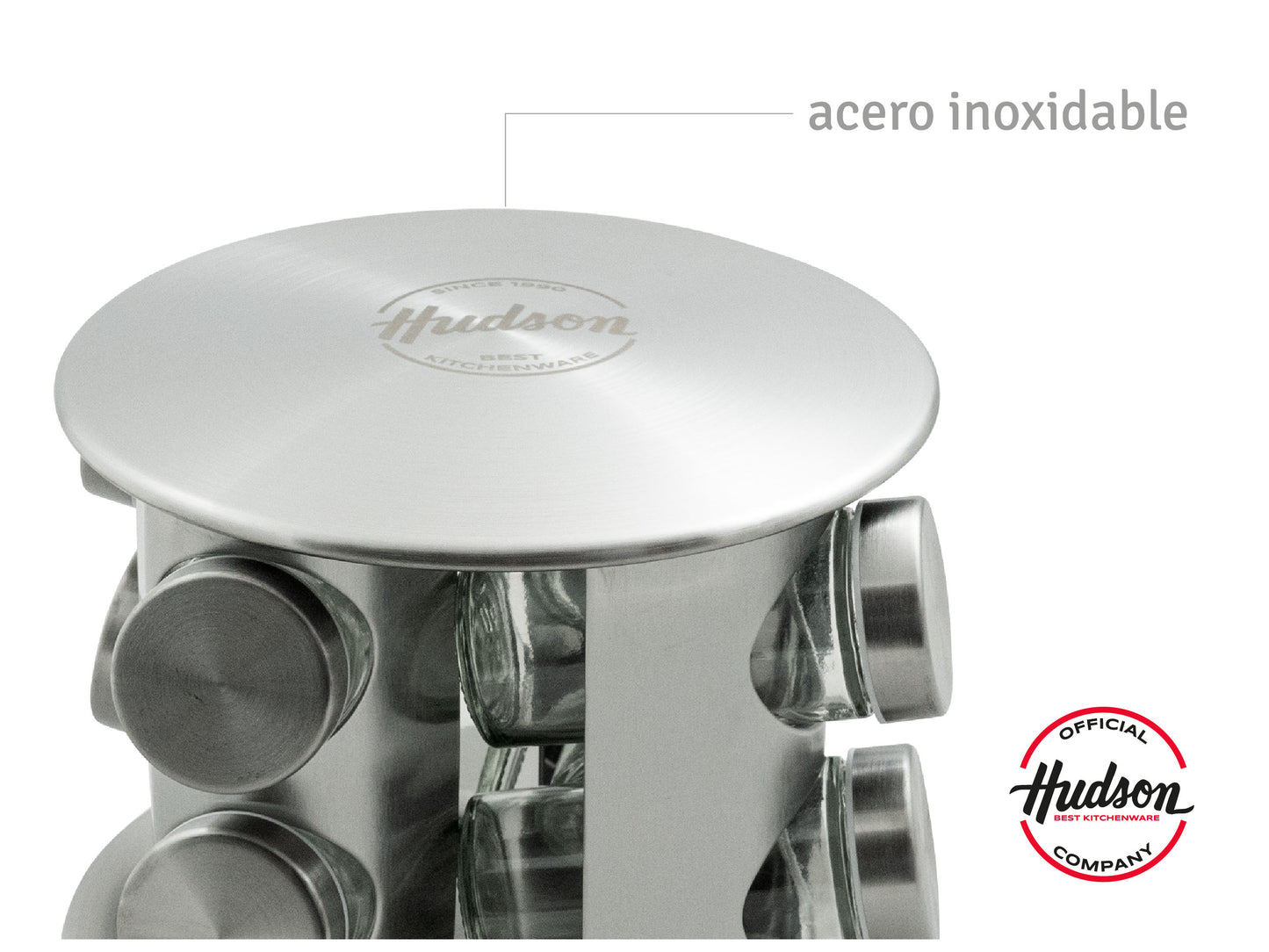 Especiero Giratorio De 8 Jarros Linea Hudson Cocina