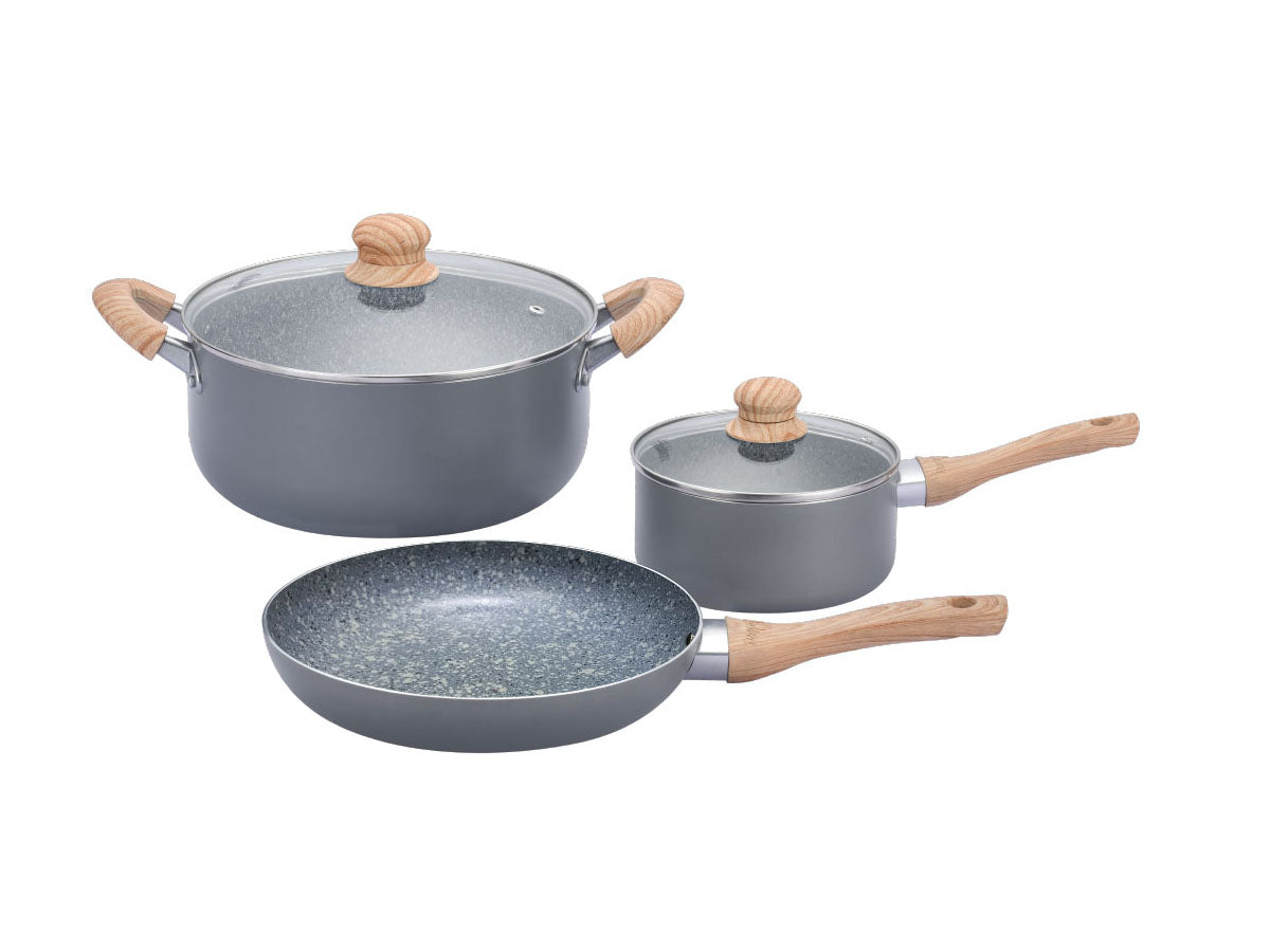Kit De Ollas 18 Cm Y 26 Cm Granito Hudson + Sartén 26 Cm