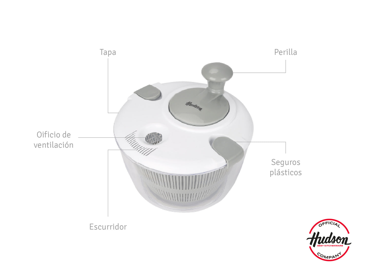 Escurridor Plástico Para Verduras De 5 L