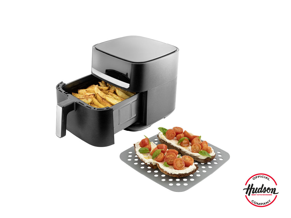 Moldes X2 Silicona Para Air fryer 22x19 Cm Cuadrado