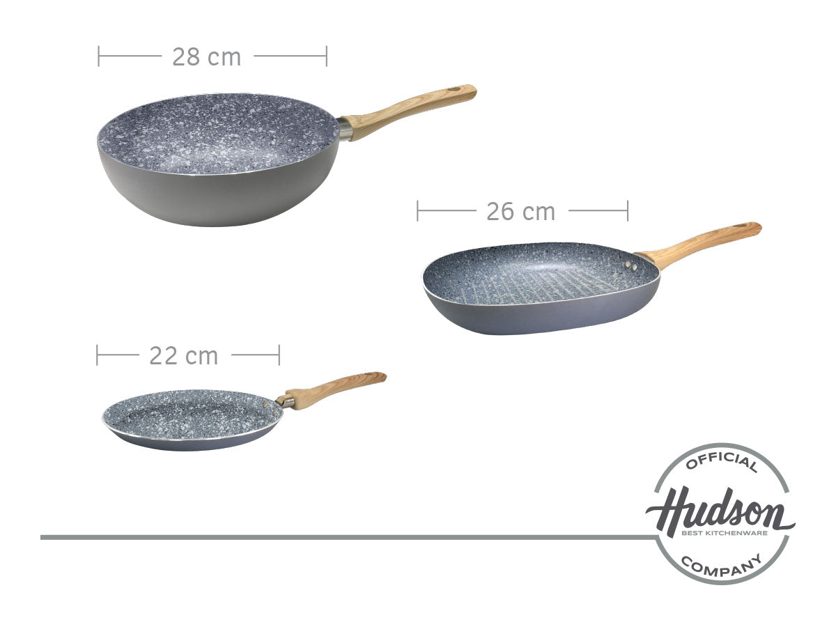 Batería de Cocina 9 Piezas Línea Granito