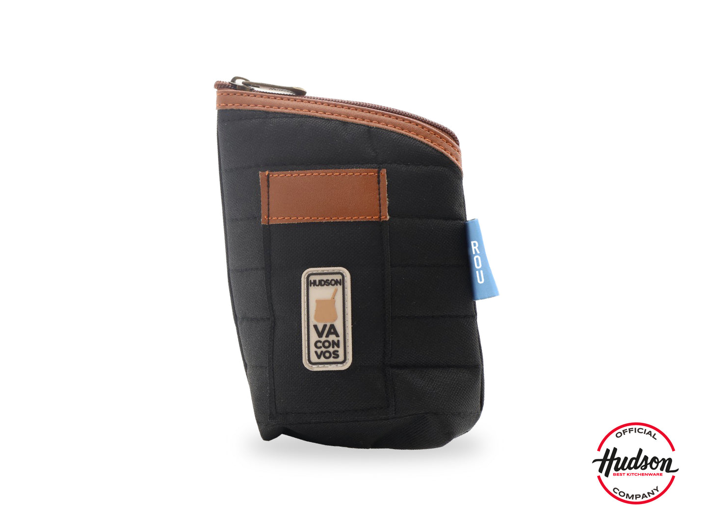 Yerbera Con Pico Vertedor Y Bolsillo Negro