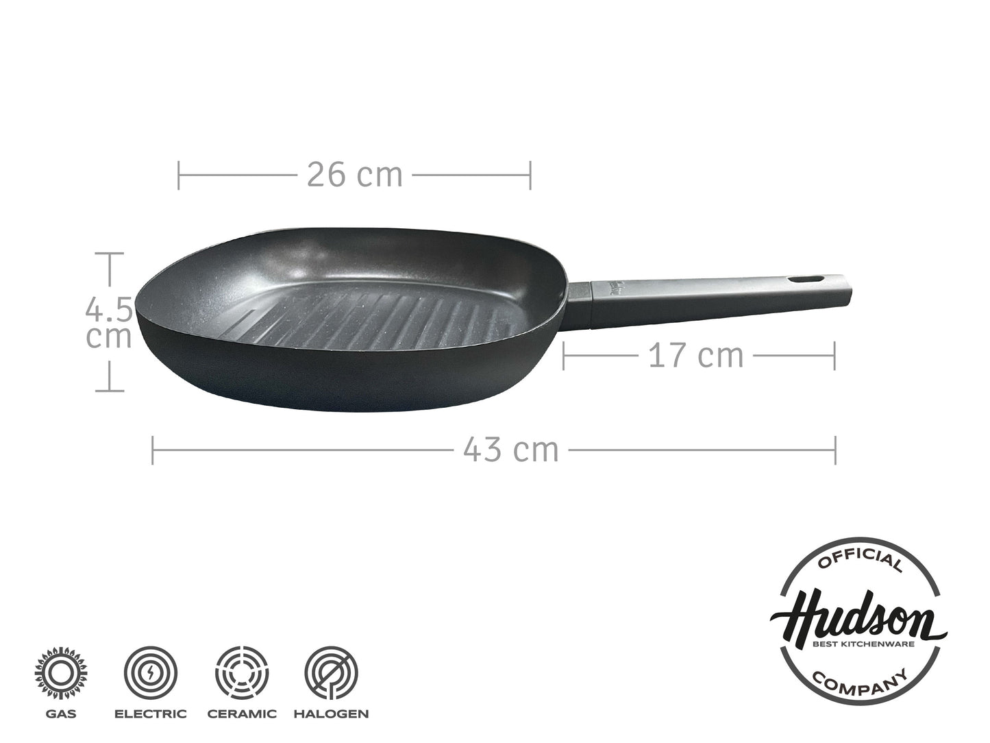 Bifera De Aluminio C/antiadherente 26x26cm HUDSON