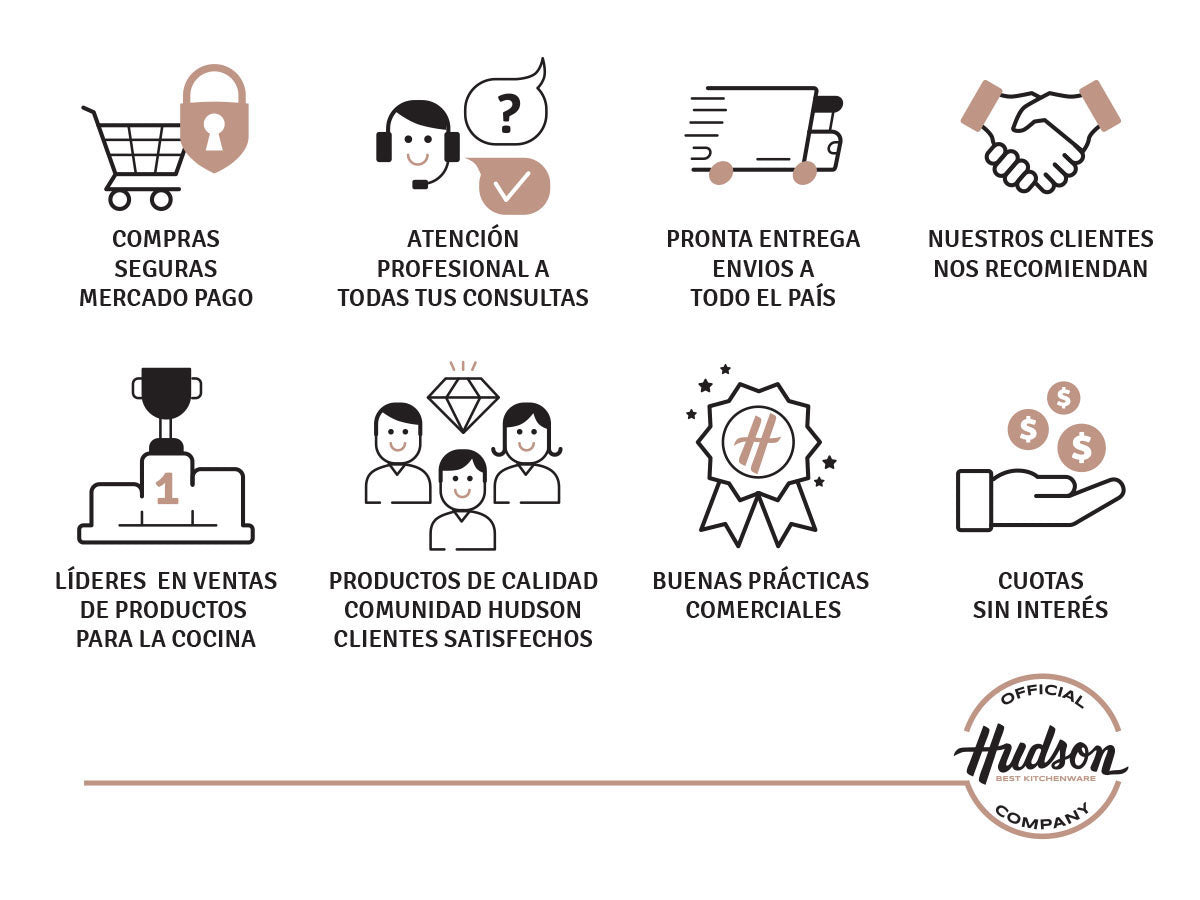 Cafetera Prensa Francesa Hudson Embolo 600 Ml Vidrio Y Acero