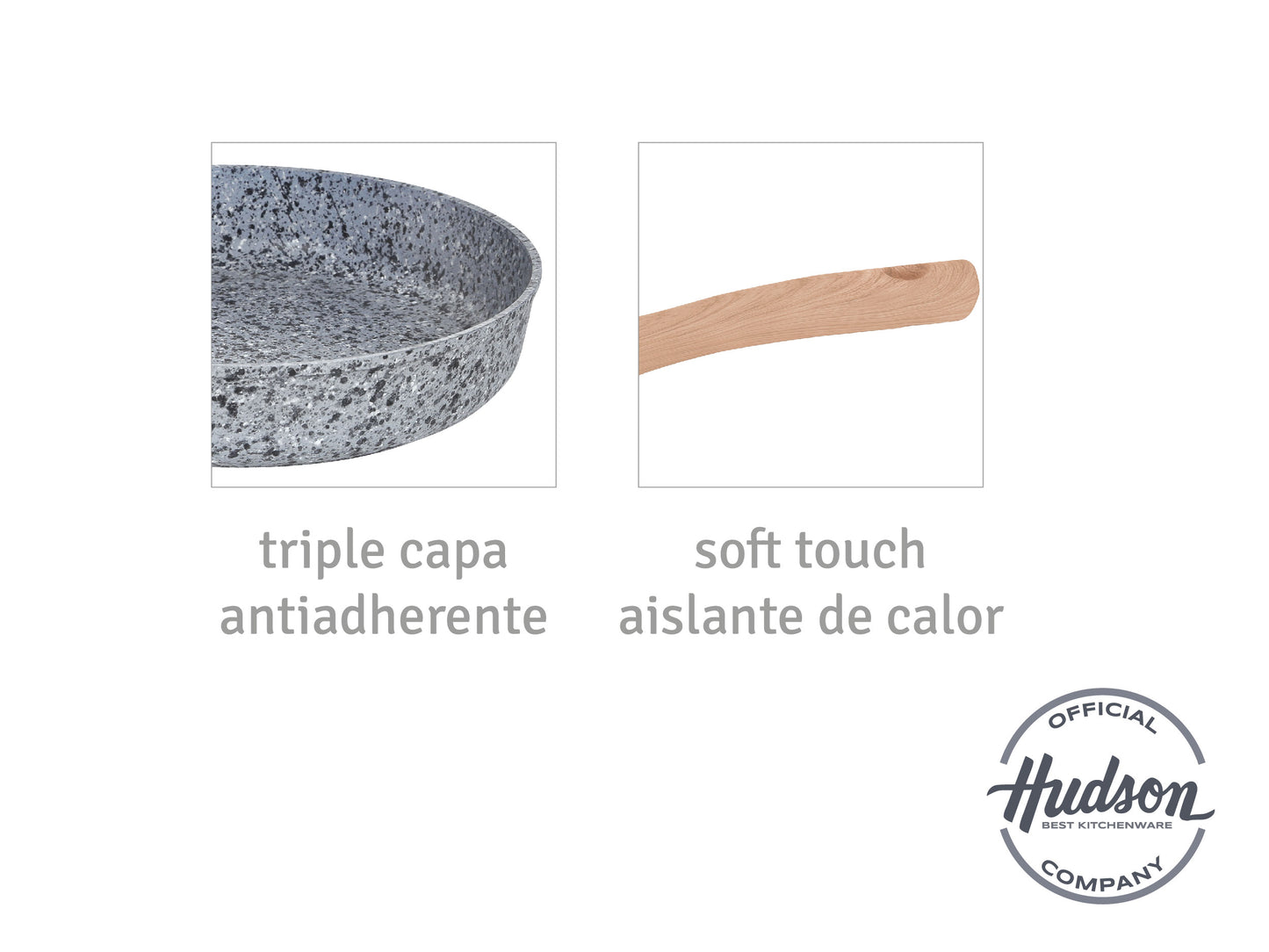 Sarten 24 cm Stone + Panquequera