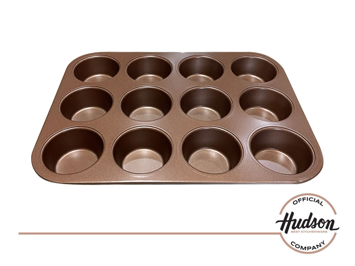 Molde X 12 Muffins Hudson Doble Antiadherente