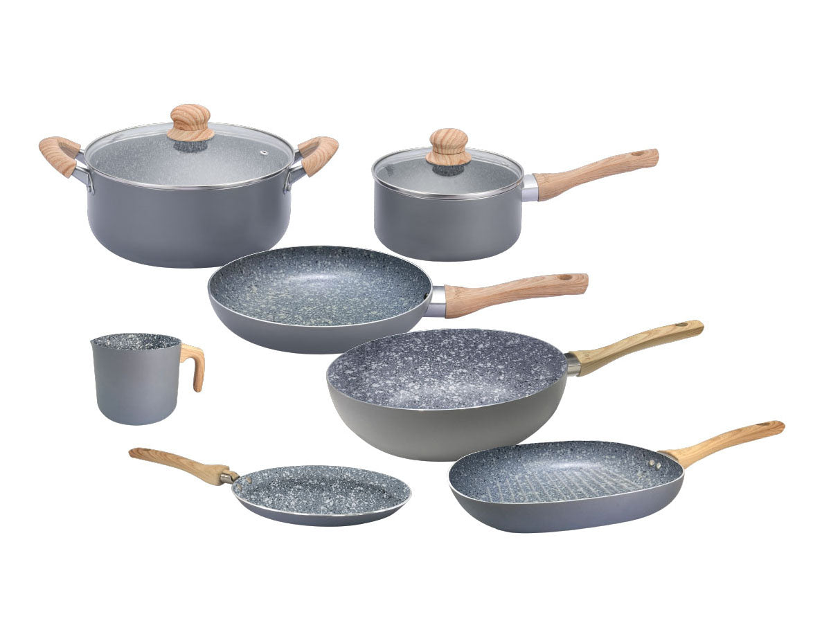 Batería de Cocina 9 Piezas Línea Granito