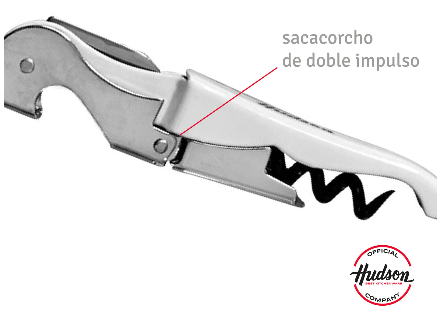 SACACORCHO DOBLE IMPULSO PINTADO