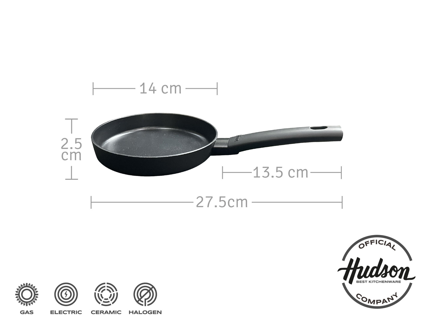 Sarten De Aluminio Con Antiadherente 14cm