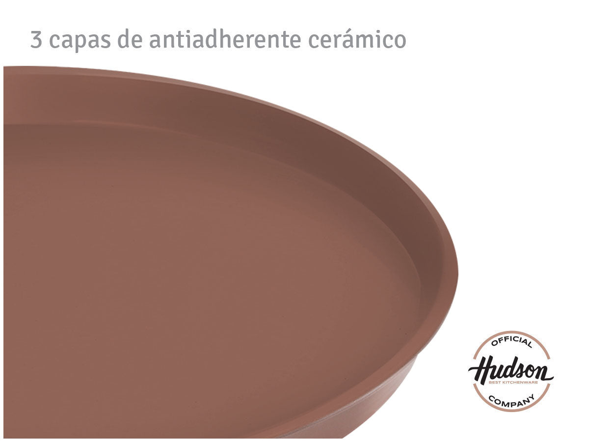 Pizzera Redonda Con Doble Antiadherente 35 Cm Hudson