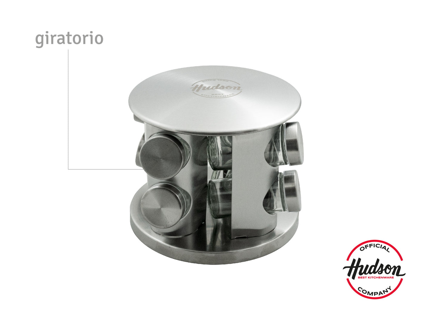 Especiero Giratorio De 8 Jarros Linea Hudson Cocina