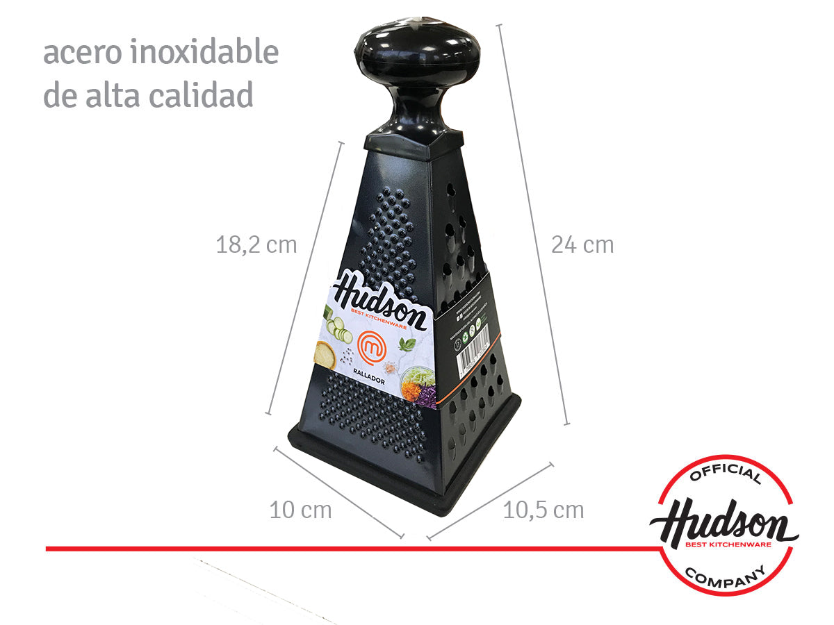 Rallador Pirámide Acero Inoxidable 4 Caras 23 Cm Masterchef
