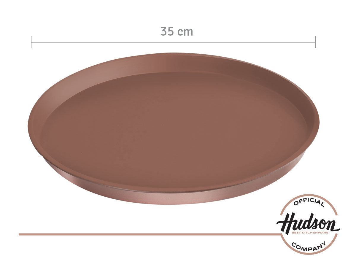 Pizzera Redonda Con Doble Antiadherente 35 Cm Hudson