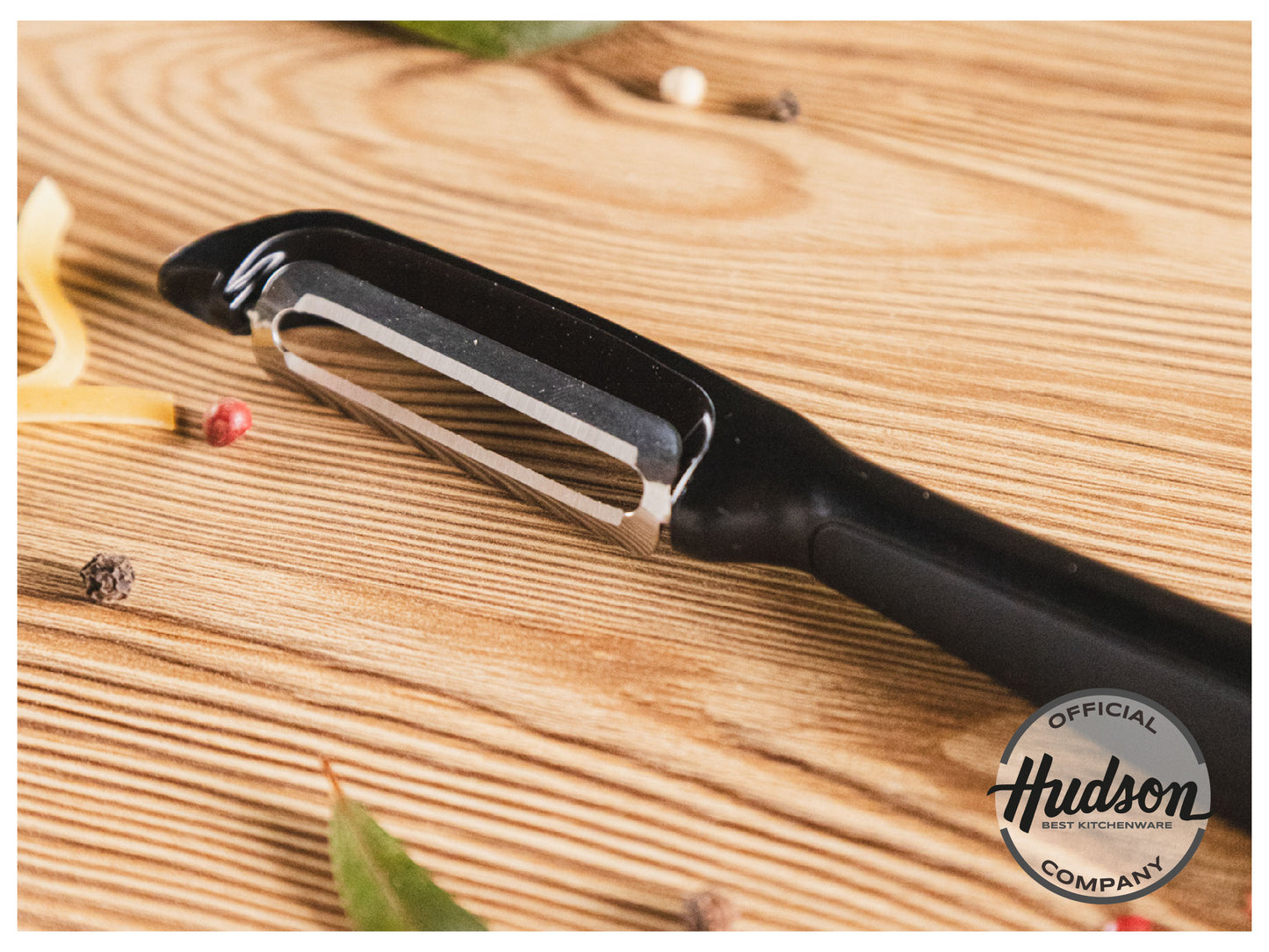 Pelapapas Negro De Acero Inoxidable Hudson