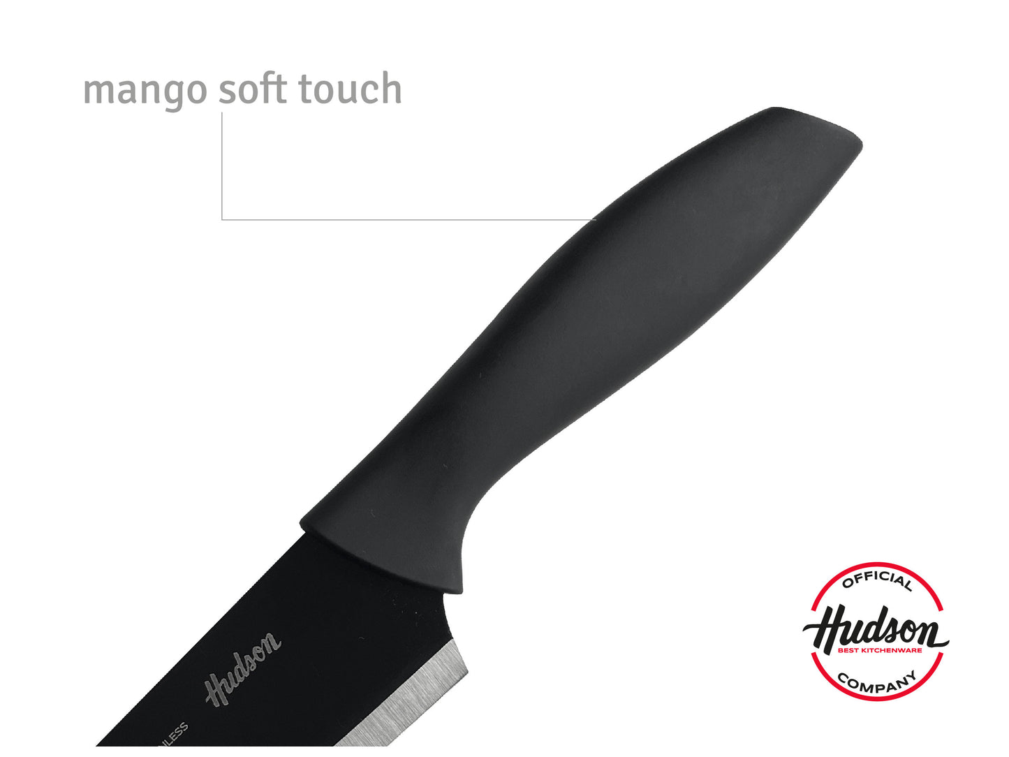 Set De 4 Cuchillos Acero Inoxidable Linea Hudson Basic