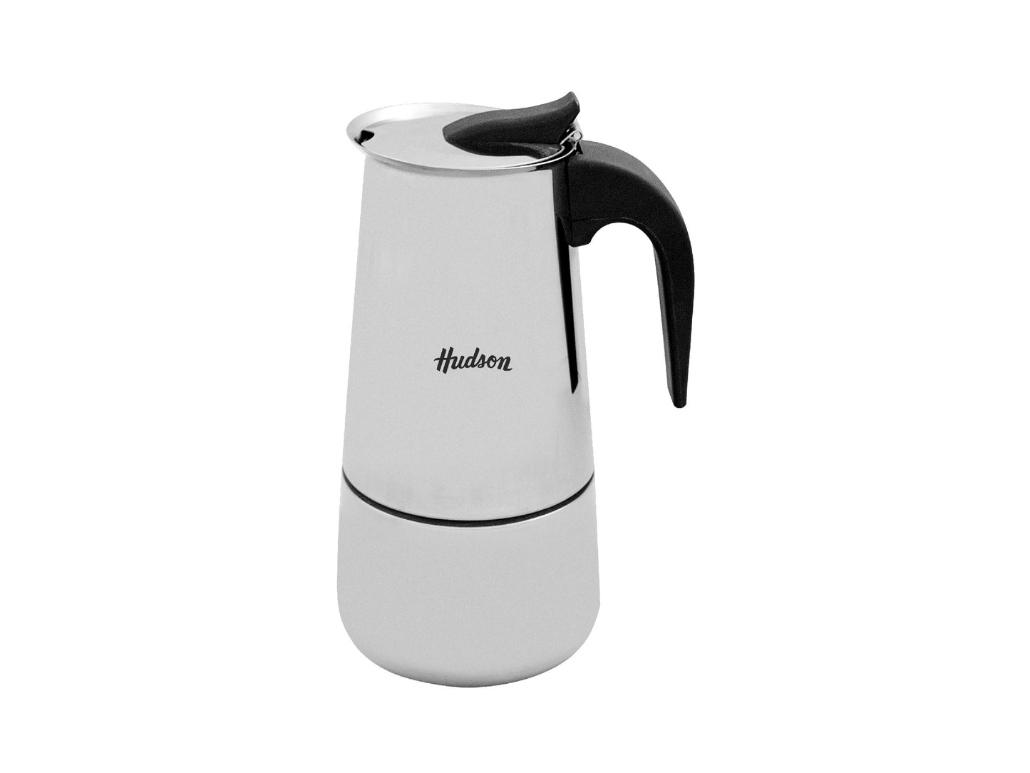 CAFETERA TIPO ITALIANA DE ACERO INOXIDABLE 6 TAZAS