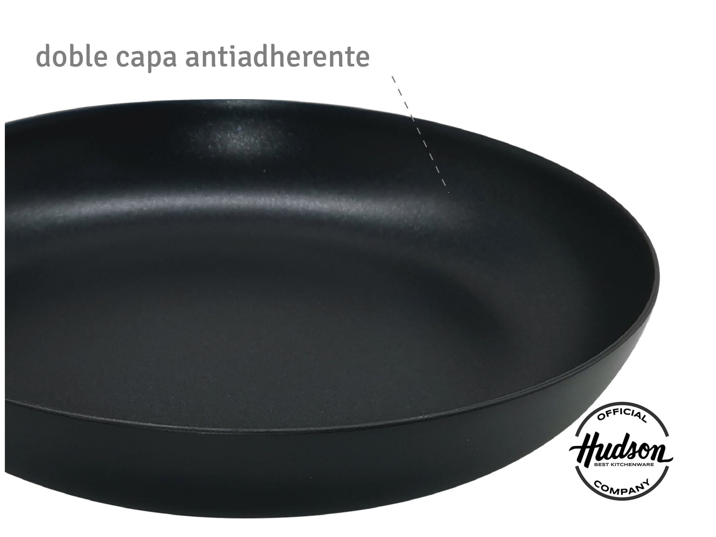 Bateria De Aluminio Negra Con Tapa De Silicona 5 Piezas
