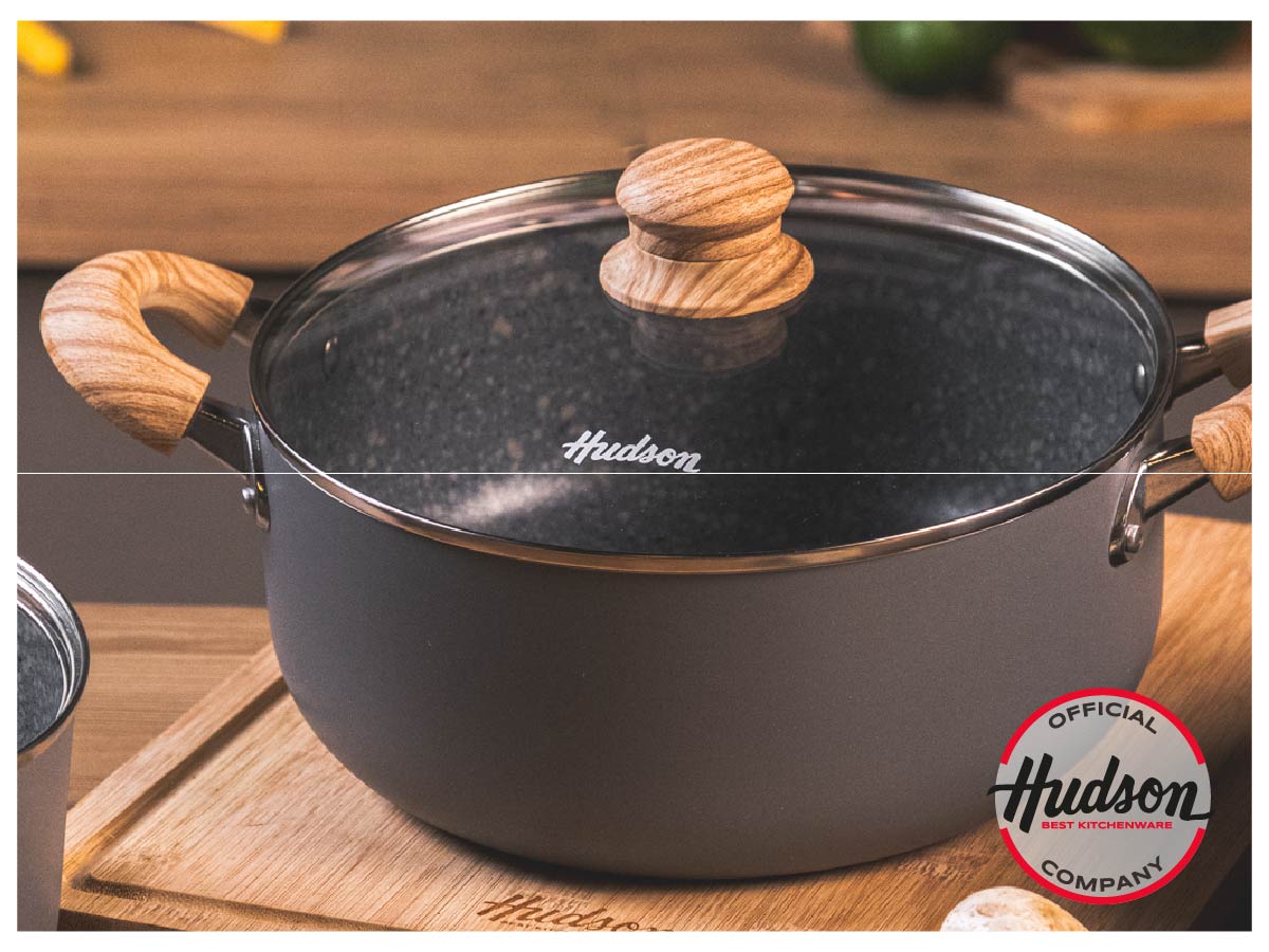 Kit Hudson Batería De 8 Piezas Línea Granito