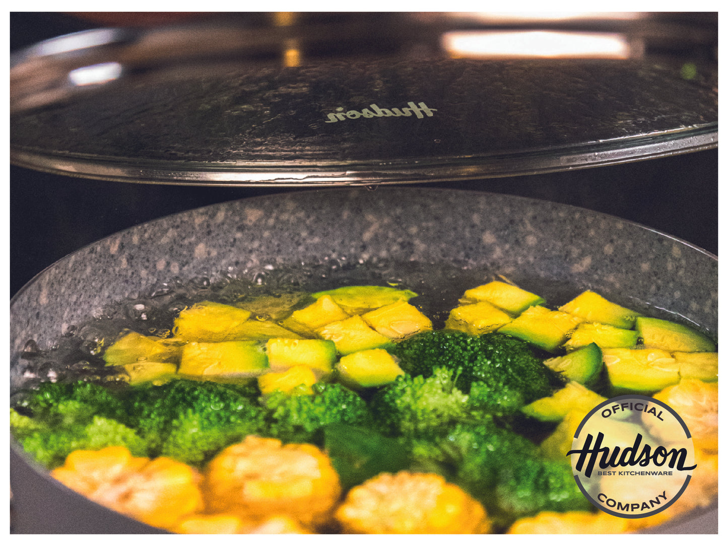 Set De Ollas Cocina Hudson Granito 10 Piezas Antiadherente