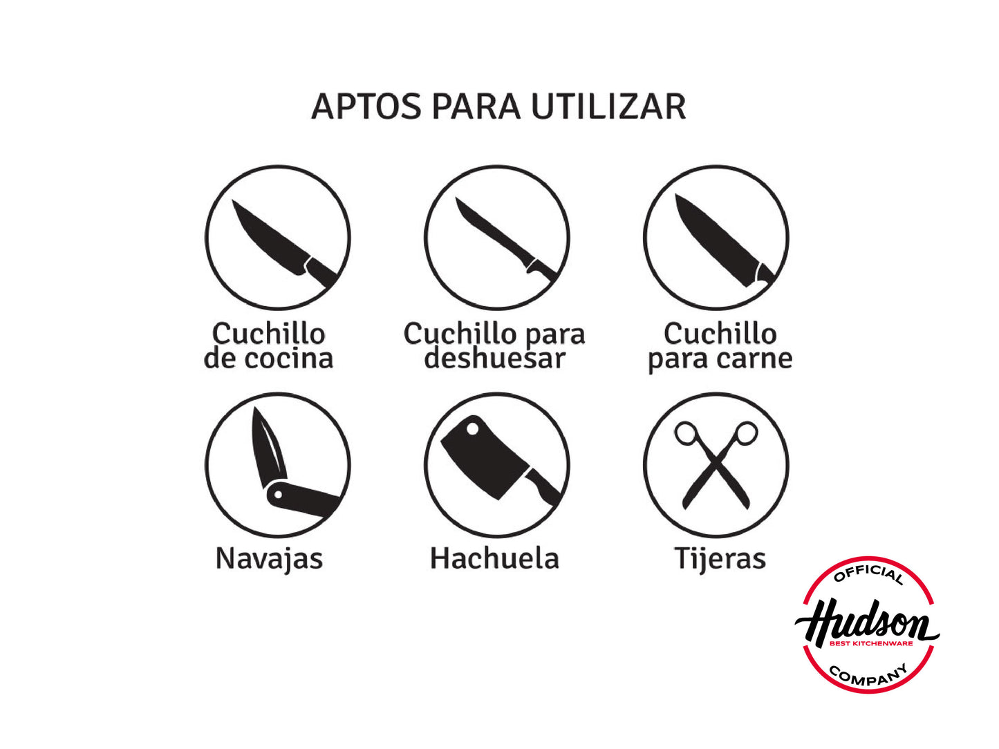 Afilador Afila Cuchillo Profesional Hudson Piedra Cerámica