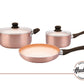 Bateria de Cocina 5 piezas Aluminio c/ Antiadherente Ceramico Cobre