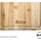 Tabla De Madera Bambú Cocina Hudson 30 X 40 X 1.5 Cm