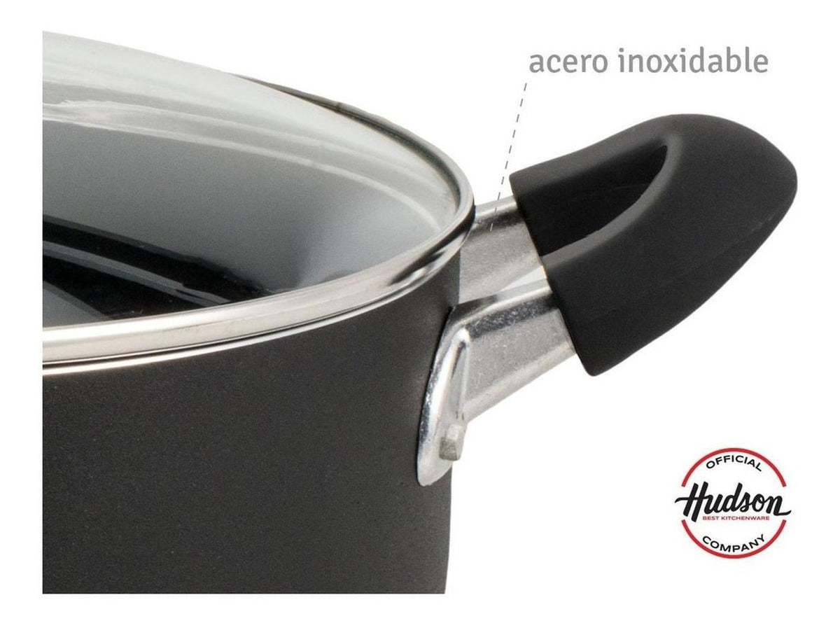 Cacerola Hudson Antiadherente  Aluminio 28 Cm