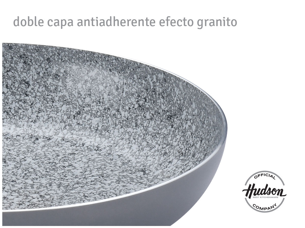Sarten Antiadherente  Hudson 24 Cm Granito