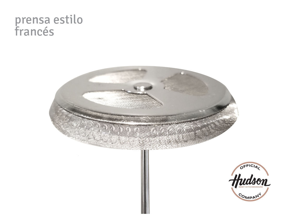Cafetera Francesa Vidrio y Acero Inoxidable 600 ml Mango Soft Touch Negro
